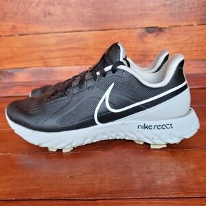 Nike React Infinity Pro Golf Shoes Men 8 Wide Black White CT6621-004
